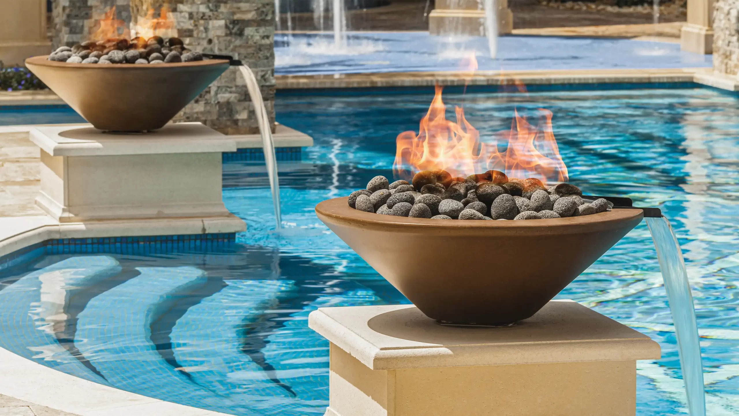 Right Fire and Water Bowl