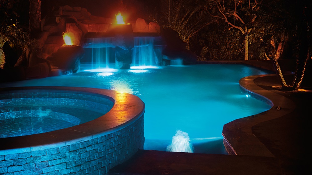 Pool lighting design